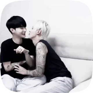 Sticker from ʙᴏʏ × ʙᴏʏ (cute moments♡゙)