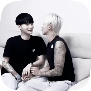 Sticker from ʙᴏʏ × ʙᴏʏ (cute moments♡゙)