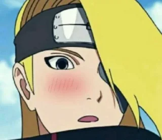 🤭 emoji Deidara Telegram sticker 3 of 77