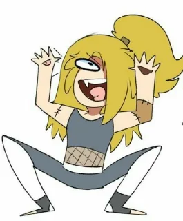 😜 emoji Deidara Telegram sticker 9 of 77
