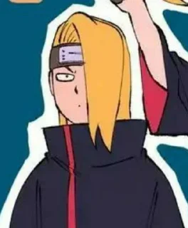 😧 emoji Deidara Telegram sticker 7 of 77