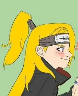 🥰 emoji Deidara Telegram sticker 1 of 77