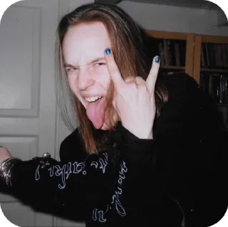 🌟 emoji Alexi Laiho ★ cr: @grassslol Telegram sticker 10 of 21