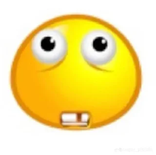 😨 emoji чепушня лупоглазая Telegram sticker 7 of 56