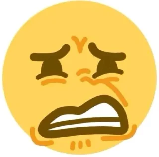 😐 emoji чепушня лупоглазая Telegram sticker 14 of 56