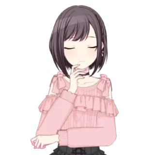 😒 emoji Shinonome Ena live2d || @ctcxd Telegram sticker 20 of 90
