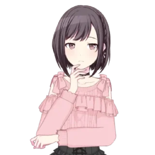 😐 emoji Shinonome Ena live2d || @ctcxd Telegram sticker 23 of 90