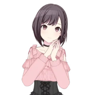 😶 emoji Shinonome Ena live2d || @ctcxd Telegram sticker 4 of 90