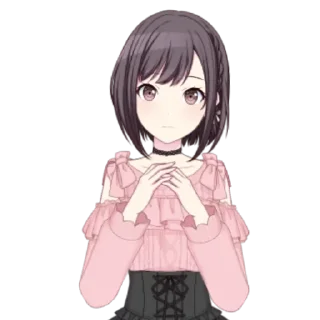 ☹️ emoji Shinonome Ena live2d || @ctcxd Telegram sticker 15 of 90