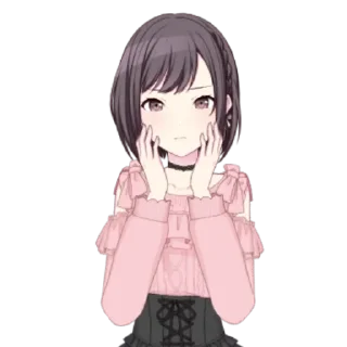 😔 emoji Shinonome Ena live2d || @ctcxd Telegram sticker 11 of 90