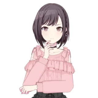 😠 emoji Shinonome Ena live2d || @ctcxd Telegram sticker 19 of 90
