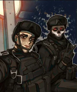 ☠ emoji Call of duty @sozdat_stikery_bot Telegram sticker 20 of 116