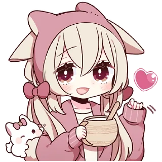 😋 emoji Зайка Свити @Nyasticks Telegram sticker 9 of 41