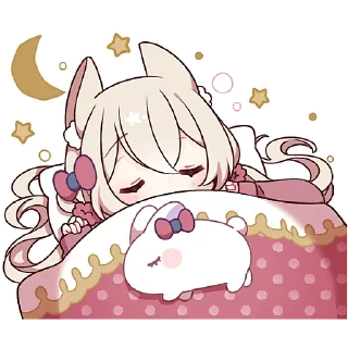 😴 emoji Зайка Свити @Nyasticks Telegram sticker 12 of 41