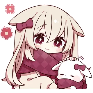 🤗 emoji Зайка Свити @Nyasticks Telegram sticker 19 of 41