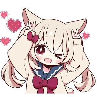 ✌️ emoji Зайка Свити @Nyasticks Telegram sticker 23 of 41