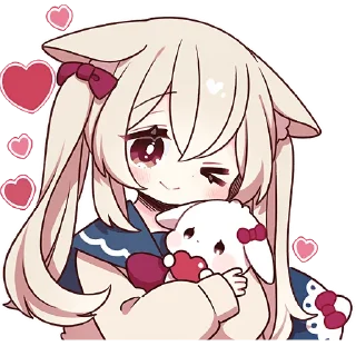 😉 emoji Зайка Свити @Nyasticks Telegram sticker 18 of 41