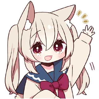 👋 emoji Зайка Свити @Nyasticks Telegram sticker 4 of 41