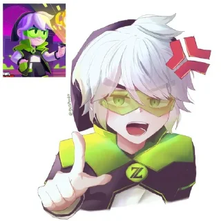 😜 emoji Гас 👻 мой тгк: @StikersbrawlstarsGus Telegram sticker 9 of 43