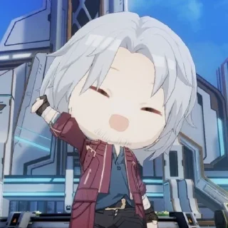 Sticker from Dante and Vergil chibi