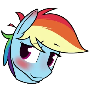 Sticker from Rainbow Dash sticker pack by Dacaoo