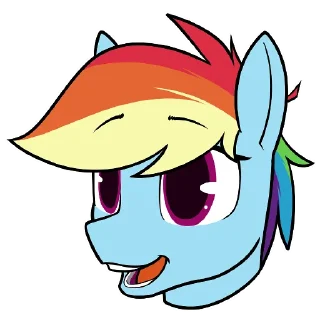 Sticker from Rainbow Dash sticker pack by Dacaoo