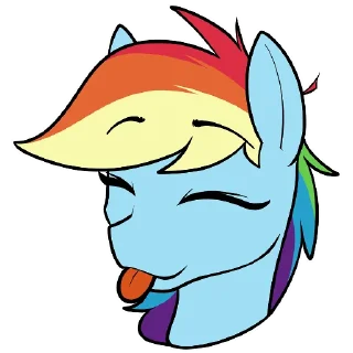 Sticker from Rainbow Dash sticker pack by Dacaoo