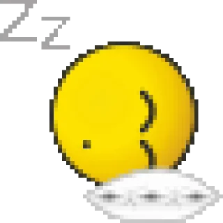 😴 emoji Kolobok HD Dark skin 2 Telegram sticker 14 of 49