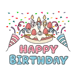Sticker from Happy Birthday @stickersb2b