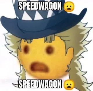 😨 emoji Джонатан и его тянка спидвагон Telegram sticker 15 of 28