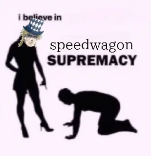 🛐 emoji Джонатан и его тянка спидвагон Telegram sticker 11 of 28