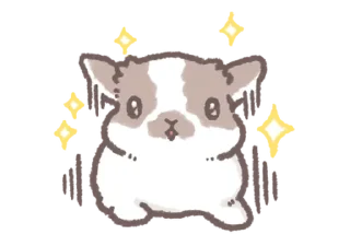 ⭐ emoji bunnies!!   @softsticks Telegram sticker 1 of 40