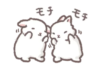 ⭐ emoji bunnies!!   @softsticks Telegram sticker 11 of 40