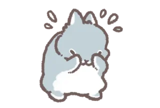 ⭐ emoji bunnies!!   @softsticks Telegram sticker 21 of 40