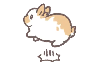 ⭐ emoji bunnies!!   @softsticks Telegram sticker 15 of 40