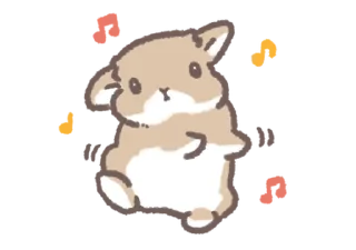 ⭐ emoji bunnies!!   @softsticks Telegram sticker 10 of 40
