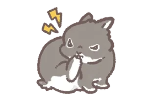 ⭐ emoji bunnies!!   @softsticks Telegram sticker 22 of 40