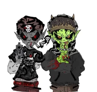 🌟 emoji HOOD GOTH by @AgmaGedDon Telegram sticker 16 of 21