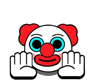 🤡 emoji Vova Myhin Gan down? Сэр да сэр Telegram sticker 7 of 118