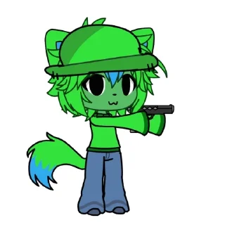 🔫 emoji Зелёный понос Telegram sticker 12 of 117