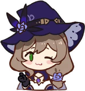Sticker from Paimon's Paintings Set :: @line_stickers
