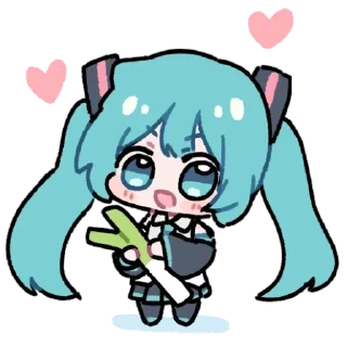 Sticker from みらつのミク :: @futasticker