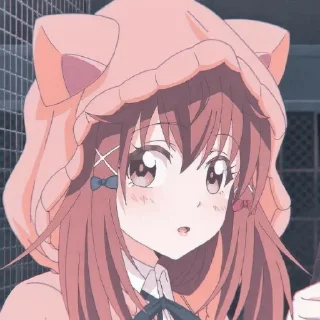 😀 emoji аниме тян Telegram sticker 6 of 110