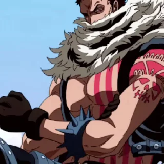 Sticker from Charlotte Katakuri ( Gif ) | via @StickedApp_bot
