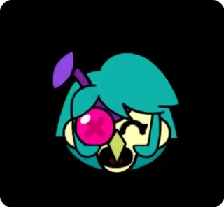 Sticker from I'm here to slay, get out my w