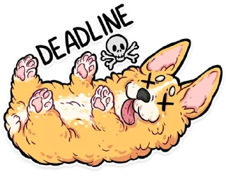 Sticker from корги кодеры (@kotypic)