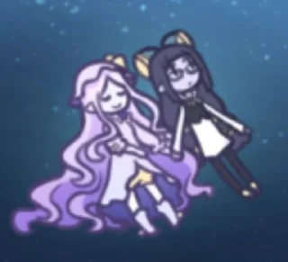 👩‍❤️‍👩 emoji her tears were my light Telegram sticker 15 of 17