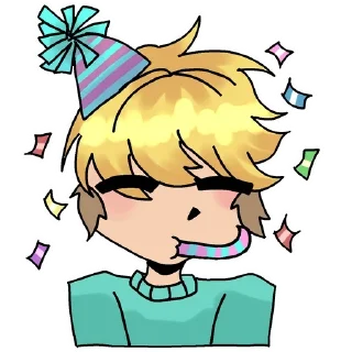 🥳 emoji Butters✨🧈 Telegram sticker 3 of 7