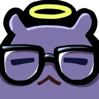 👓 emoji Ina YT emotes Telegram sticker 15 of 48