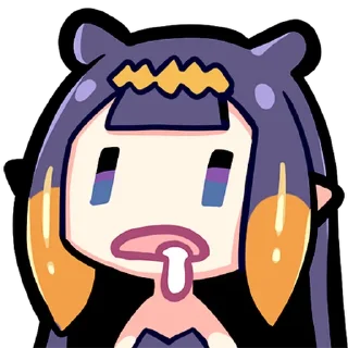 Sticker from Ina YT emotes